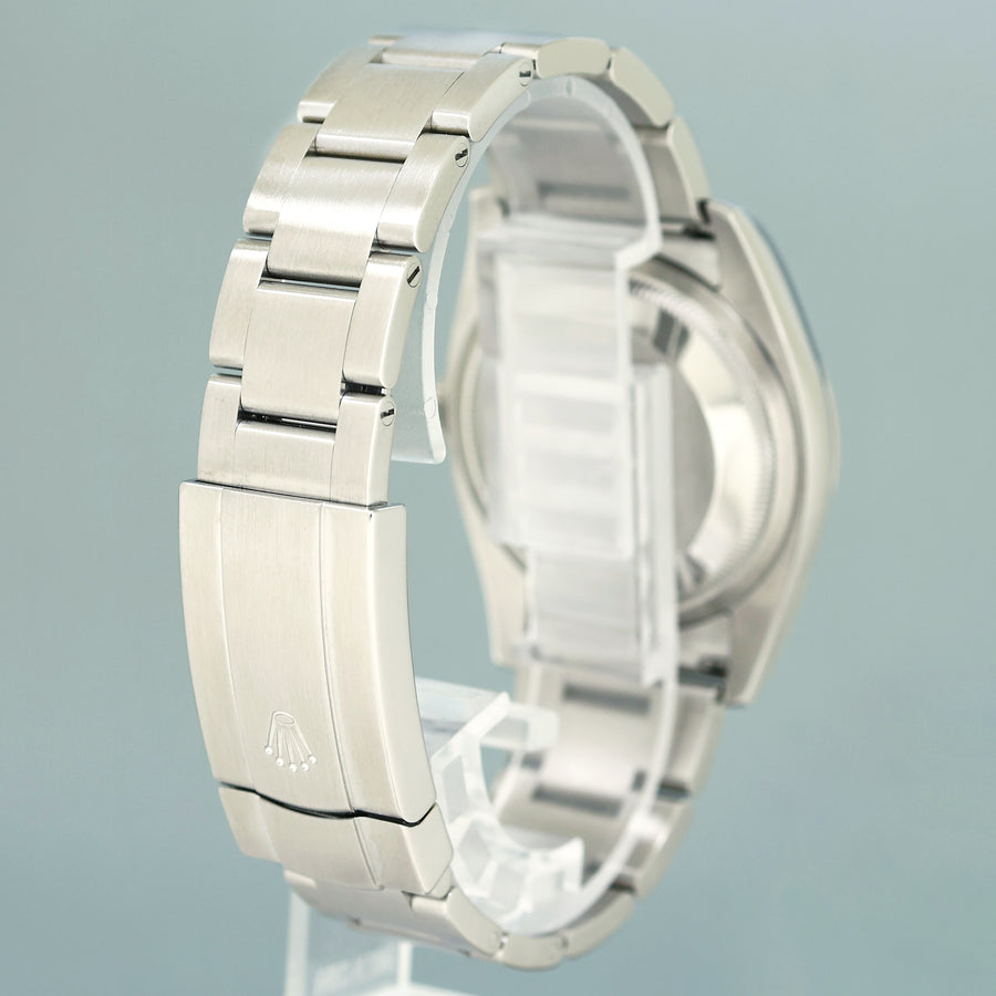 2018 MINT PAPERS Rolex 36mm Oyster Perpetual 116000 Rhodium Stick Steel Watch Box