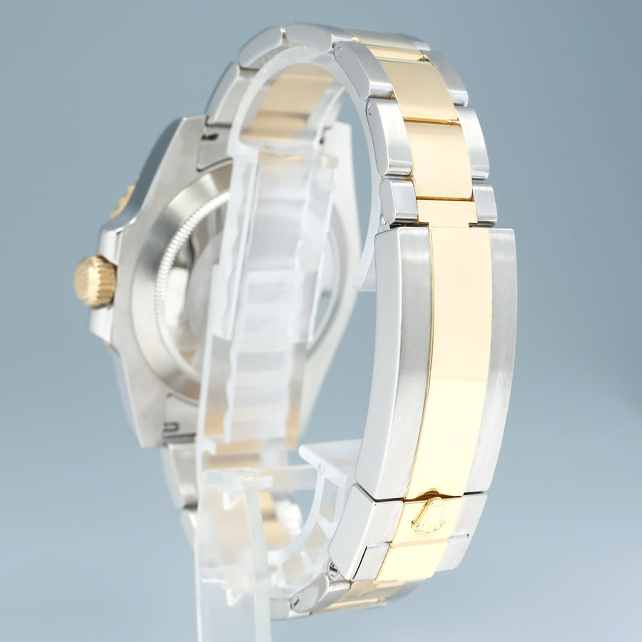 MINT 2018 Rolex Submariner 116613LN Two Tone Steel Yellow Gold Black Ceramic Watch