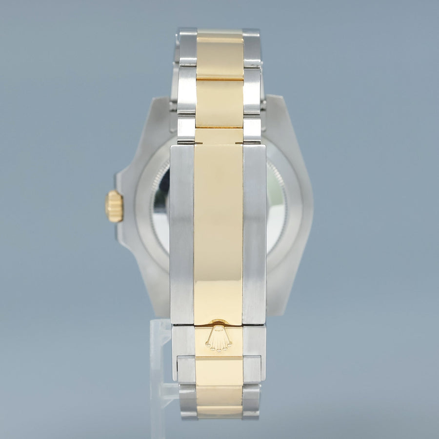 MINT 2018 Rolex Submariner 116613LN Two Tone Steel Yellow Gold Black Ceramic Watch