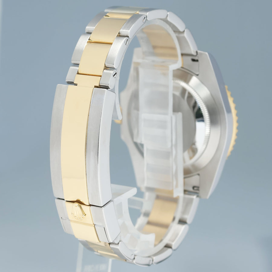 MINT 2018 Rolex Submariner 116613LN Two Tone Steel Yellow Gold Black Ceramic Watch