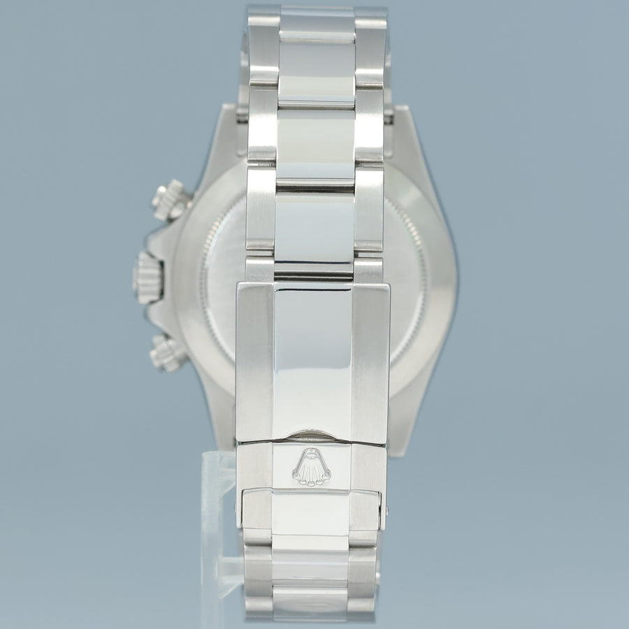 MINT 2009 Rolex Daytona 116520 Black Dial Steel Chronograph 40mm Watch Box