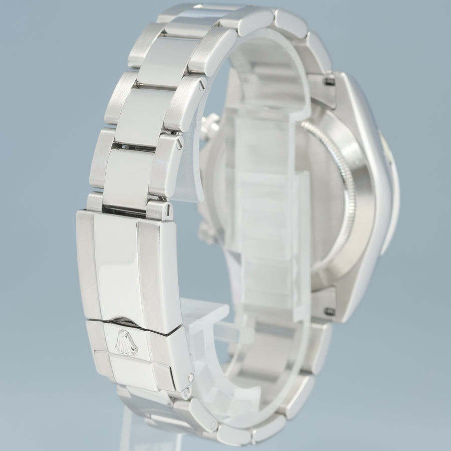 MINT 2009 Rolex Daytona 116520 Black Dial Steel Chronograph 40mm Watch Box