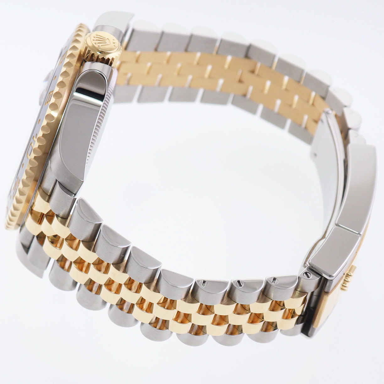 2024 NEW PAPERS Rolex GMT Master Gold Two Tone Jubilee Black 126713 Watch Box