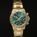2023 NEW PAPERS Rolex Daytona 116508 Green Yellow Gold Chrono John Mayer Watch Box