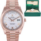 2023 MINT Rolex President 40mm Rose Gold White Roman 228235 Watch Box