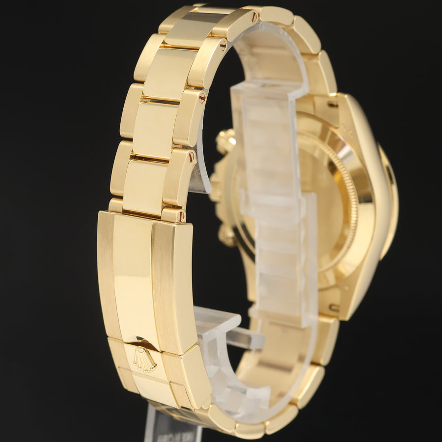2023 NEW PAPERS Rolex Daytona 116508 Green Yellow Gold Chrono John Mayer Watch Box