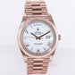 2023 MINT Rolex President 40mm Rose Gold White Roman 228235 Watch Box