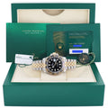 2024 NEW PAPERS Rolex 126713GRNR GMT Master II Gold Two Tone Jubilee Black Watch Box