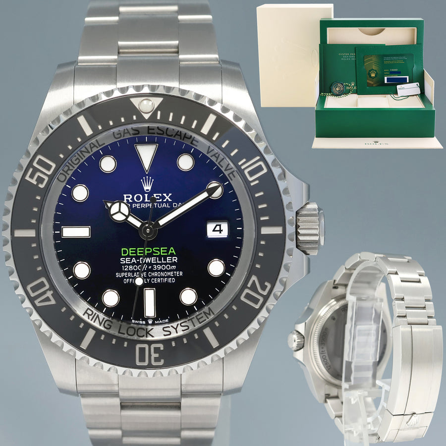 2023 NEW PAPERS Rolex Sea-Dweller Deepsea 44mm James Cameron 136660 Watch