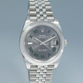 2025 NEW PAPERS Rolex 126300 DateJust 41 Steel Wimbledon Jubilee 41mm Watch Box