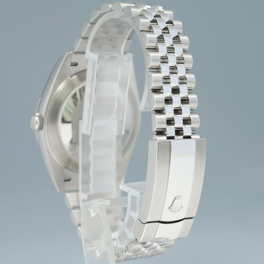 2025 NEW PAPERS Rolex 126300 DateJust 41 Steel Wimbledon Jubilee 41mm Watch Box
