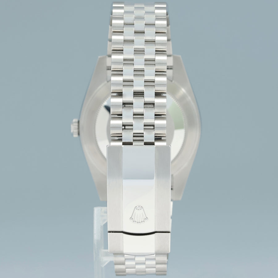 2025 NEW PAPERS Rolex 126300 DateJust 41 Steel Wimbledon Jubilee 41mm Watch Box