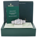 2004 MINT Rolex DateJust 16234 Silver Roman Dial Bezel Jubilee Band 36mm Watch
