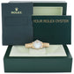 MOP Pearl Diamond Ladies Rolex DateJust President 26mm 69178 Yellow Gold Watch Box