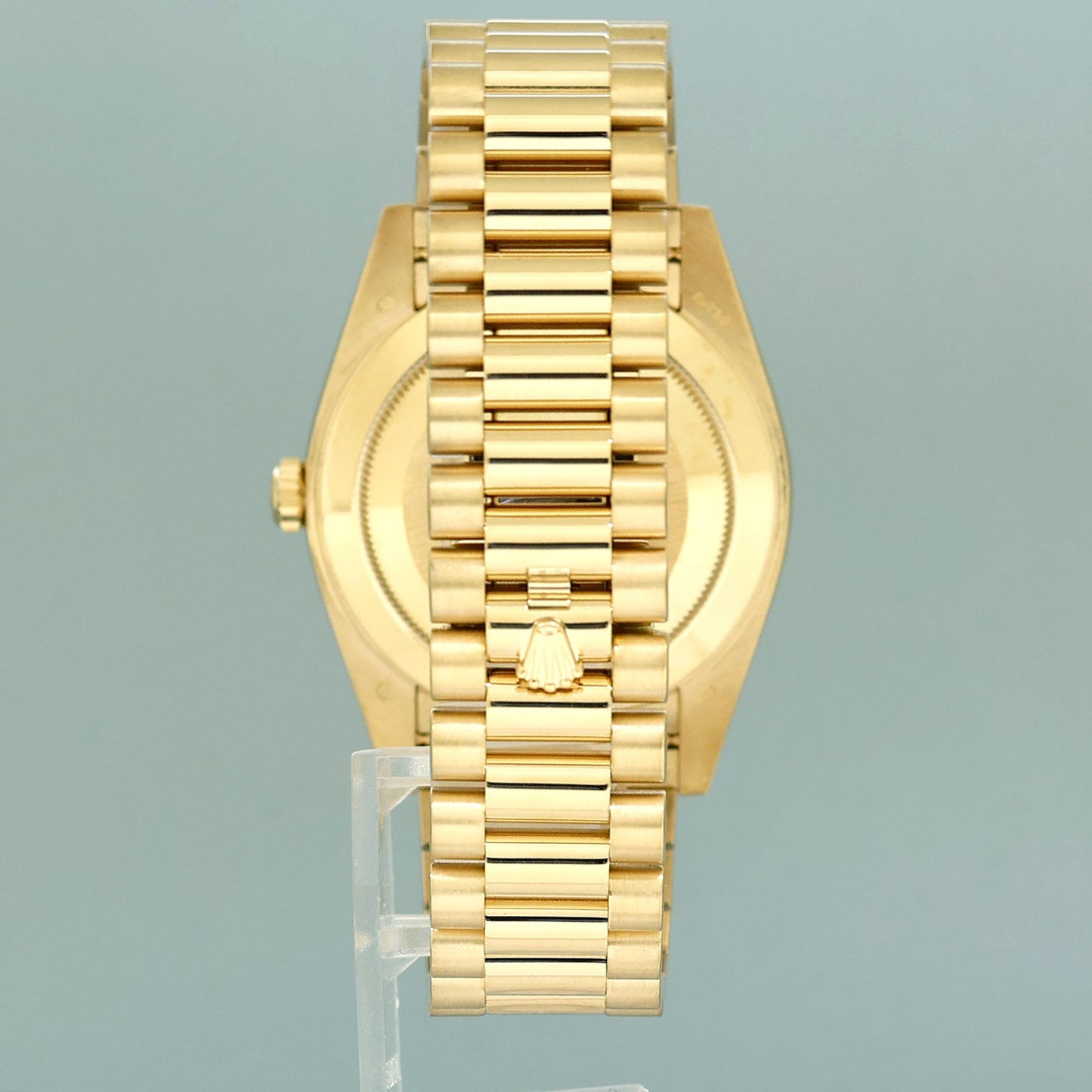 2021 PAPERS Rolex Day-Date 40 President 228238 Silver Motif Yellow Gold Watch Box