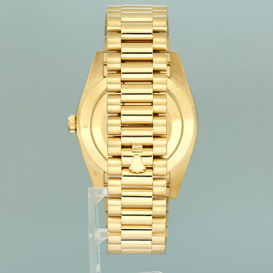 2025 NEW Rolex Day-Date 40 President 228238 Silver Motif Yellow Gold Watch Box