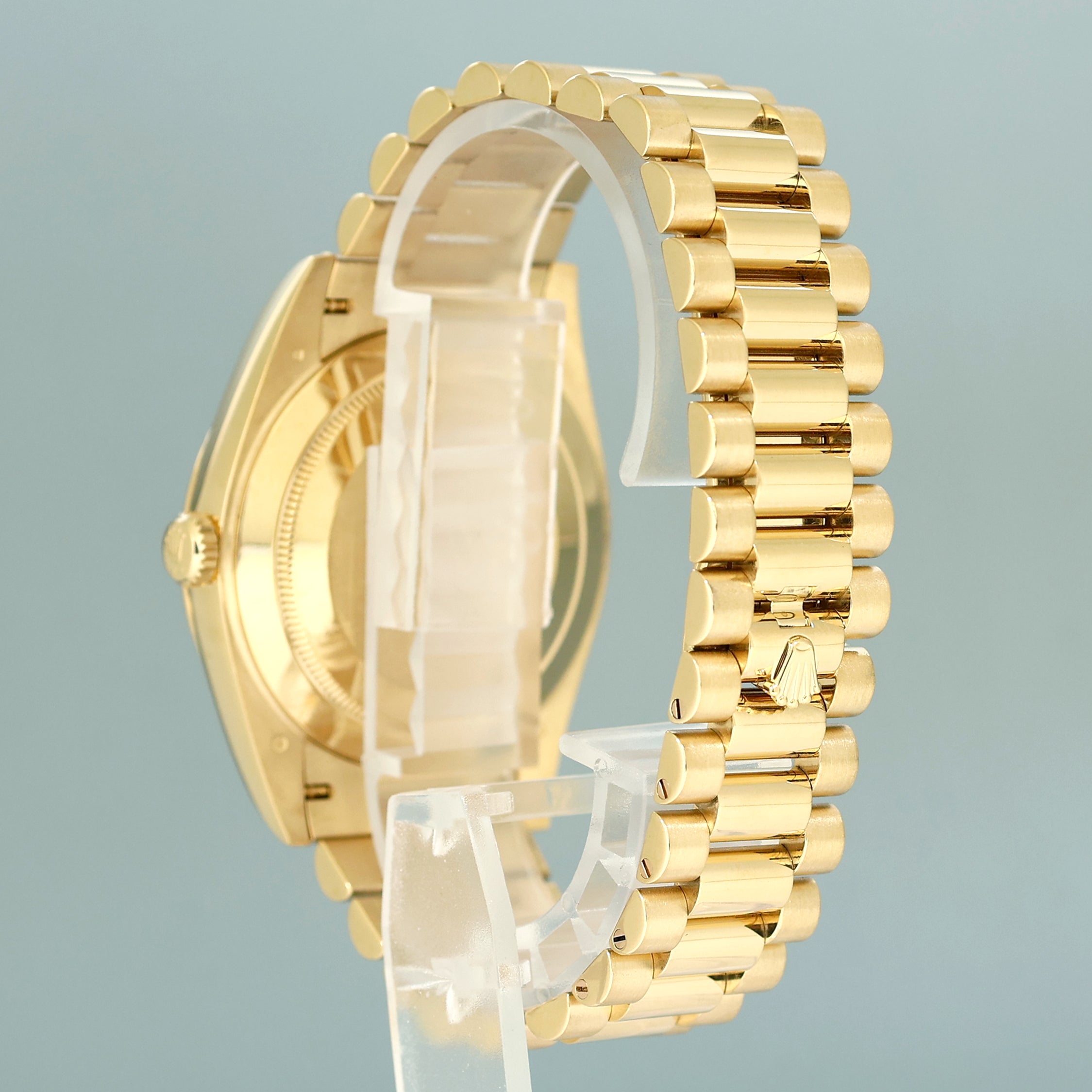 2021 PAPERS Rolex Day-Date 40 President 228238 Silver Motif Yellow Gold Watch Box