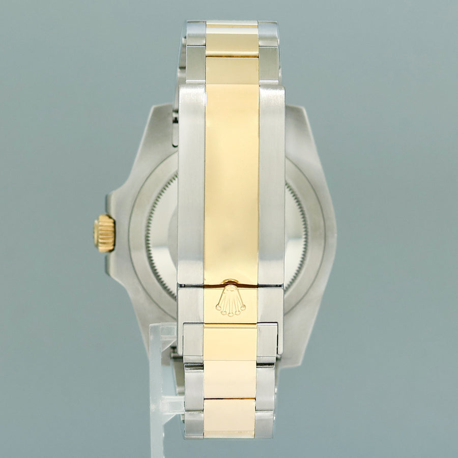MINT 2018 Rolex Submariner Blue Ceramic 116613LB Two Tone Yellow Gold Watch Box