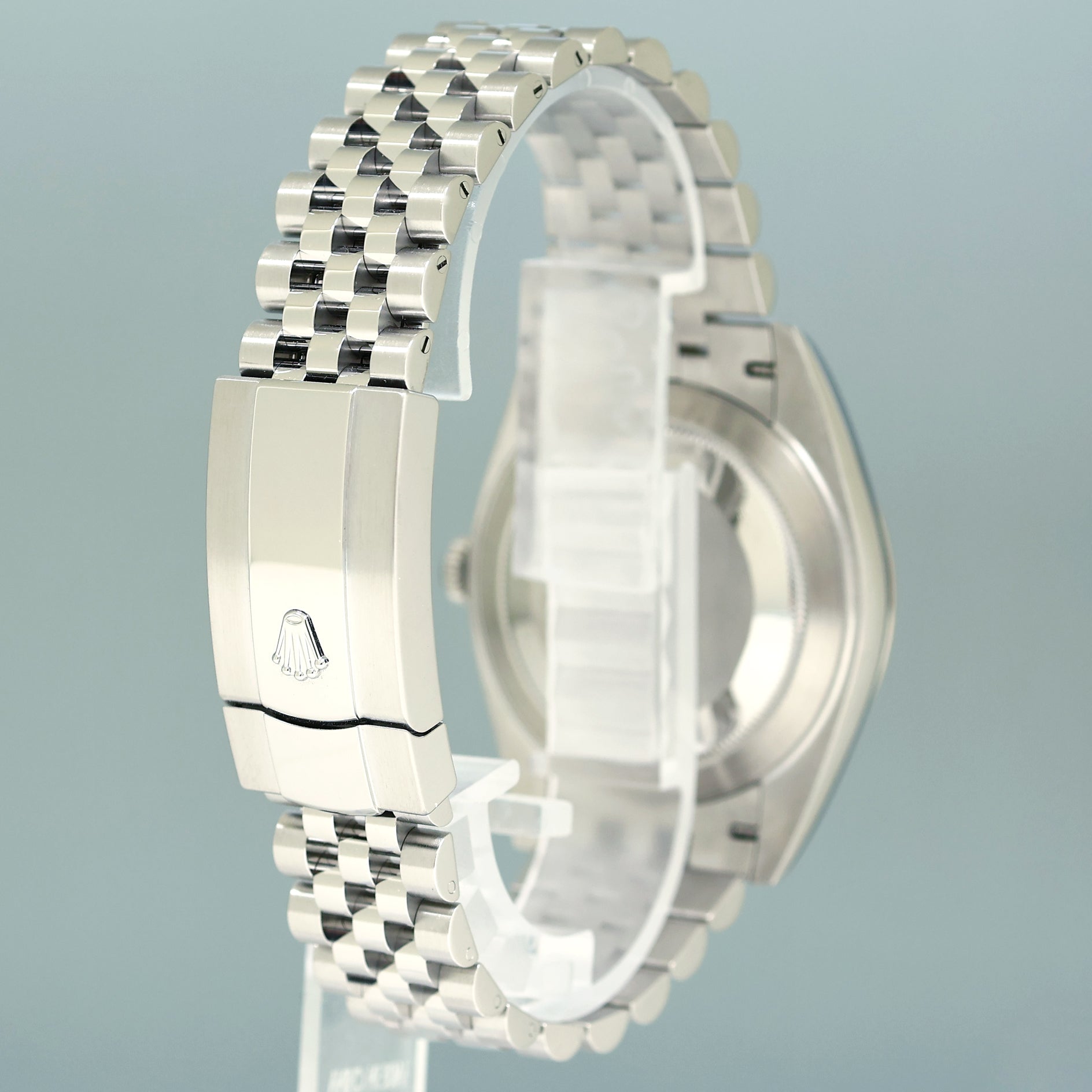 MINT PAPERS Rolex DateJust 41 White 126334 Steel White Gold Jubilee Watch Box