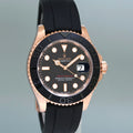 MINT 2019 PAPERS Rolex Yacht-Master 126655 Rose Gold 40mm Oysterflex Watch Box