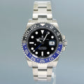 2022 NEW PAPERS Rolex 126710 GMT Master Batman Black Blue Oyster Ceramic Watch