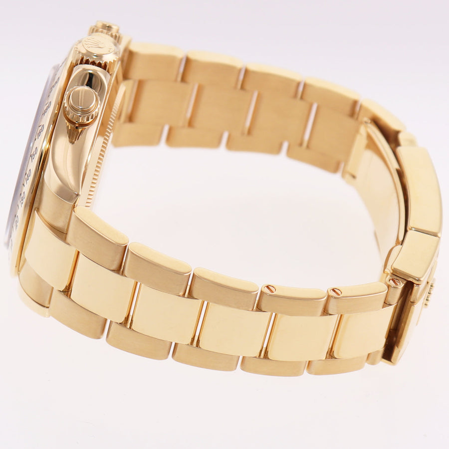 MINT Rolex Daytona 116528 White Cosmograph Chrono Yellow Gold 40mm Watch Box