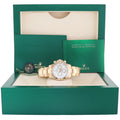 MINT Rolex Daytona 116528 White Cosmograph Chrono Yellow Gold 40mm Watch Box