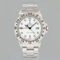 2005 MINT Rolex Explorer II White 16570 40mm No Holes Polar GMT Watch Box
