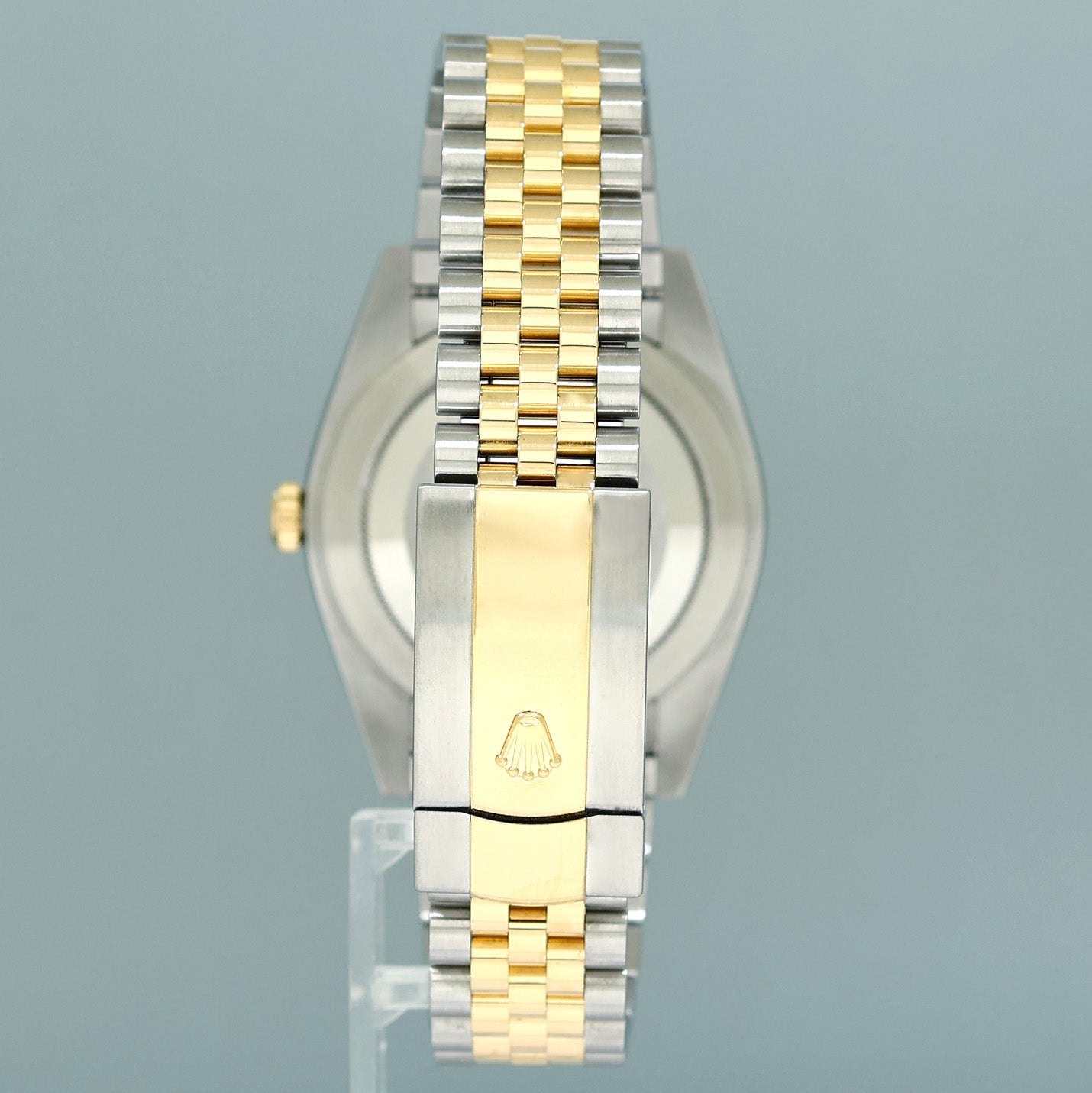 PAPERS MINT Rolex DateJust 41 Two Tone Yellow Gold Jubilee 126303 Champagne Watch