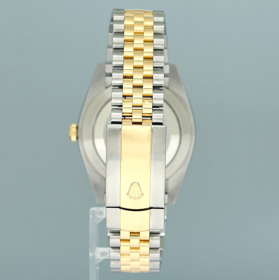 PAPERS MINT Rolex DateJust 41 Two Tone Yellow Gold Jubilee 126303 Champagne Watch