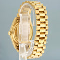 1982 PAPERS Rolex President Day-Date Diamond 18038 Quickset Yellow Gold Watch