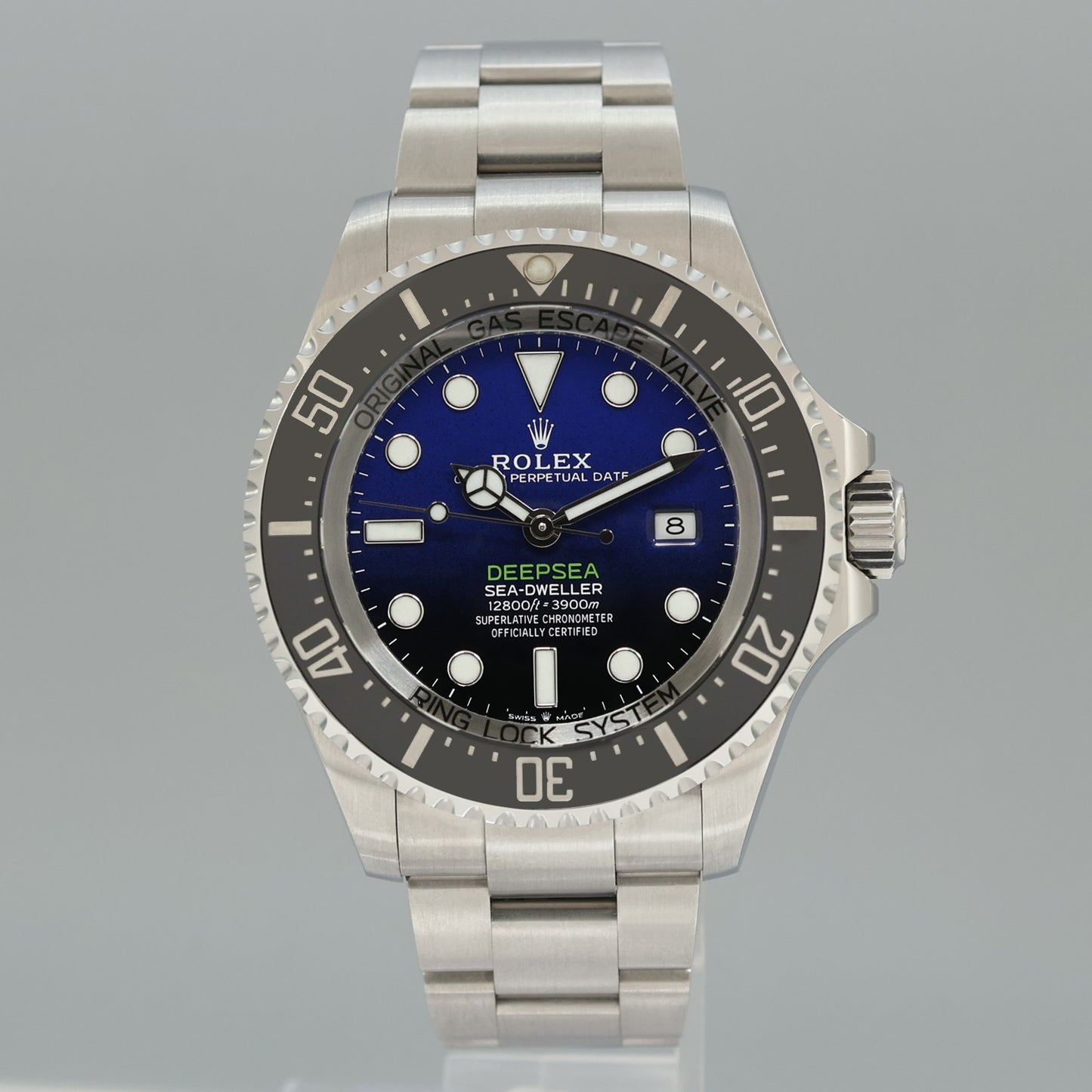 2022 NEW PAPERS Rolex Sea-Dweller Deepsea James Cameron Blue 126660 44mm Watch