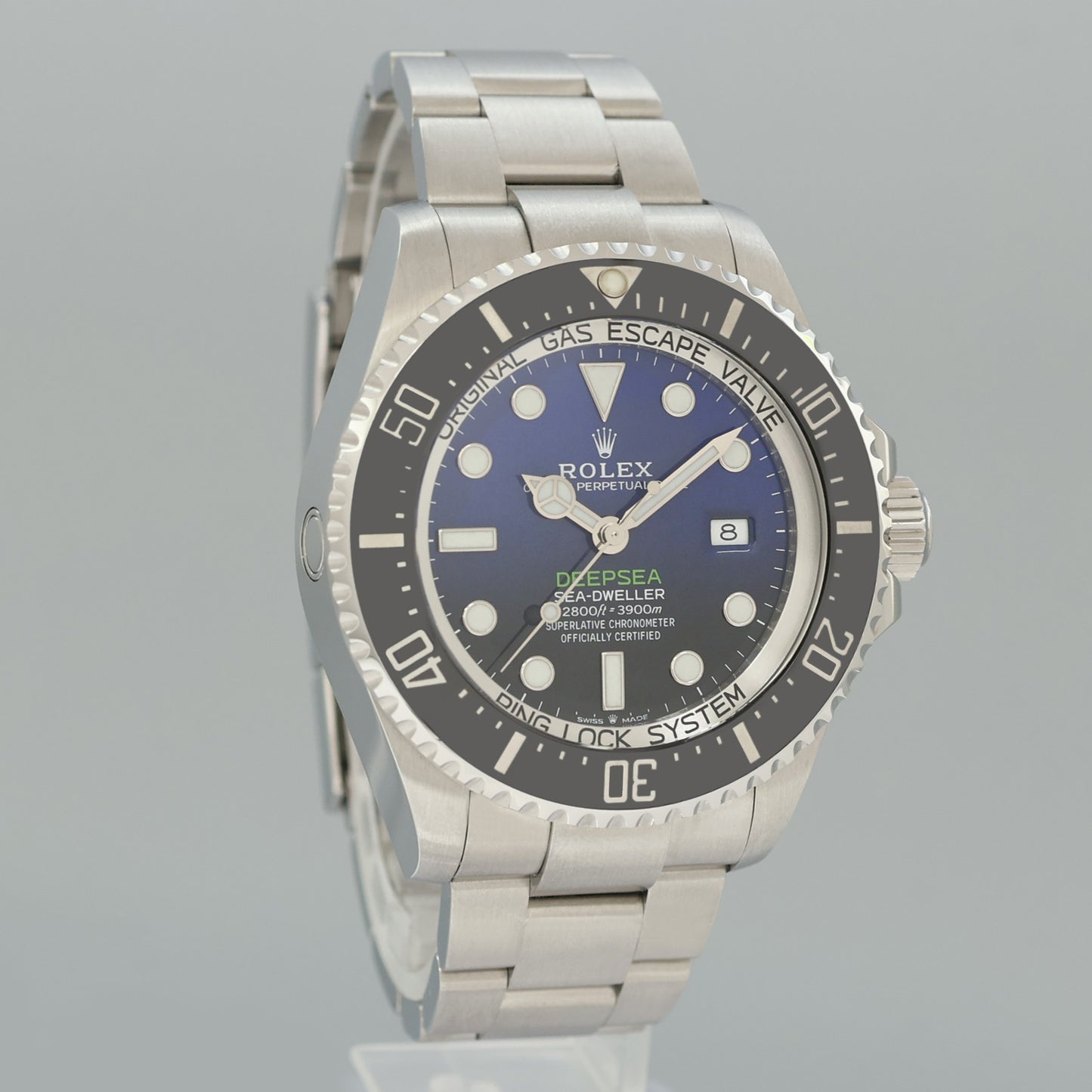 2022 NEW PAPERS Rolex Sea-Dweller Deepsea James Cameron Blue 126660 44mm Watch