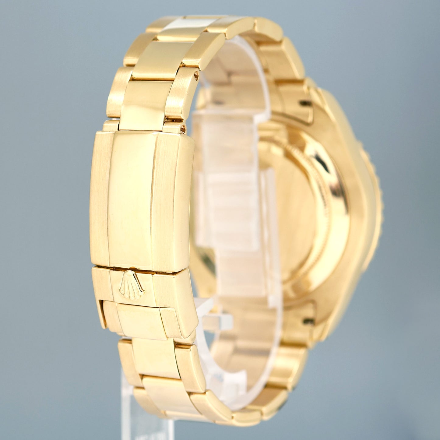 2014 PAPERS Rolex Yacht-Master 2 Yellow Gold 116688 44mm Blue Ceramic Watch Box