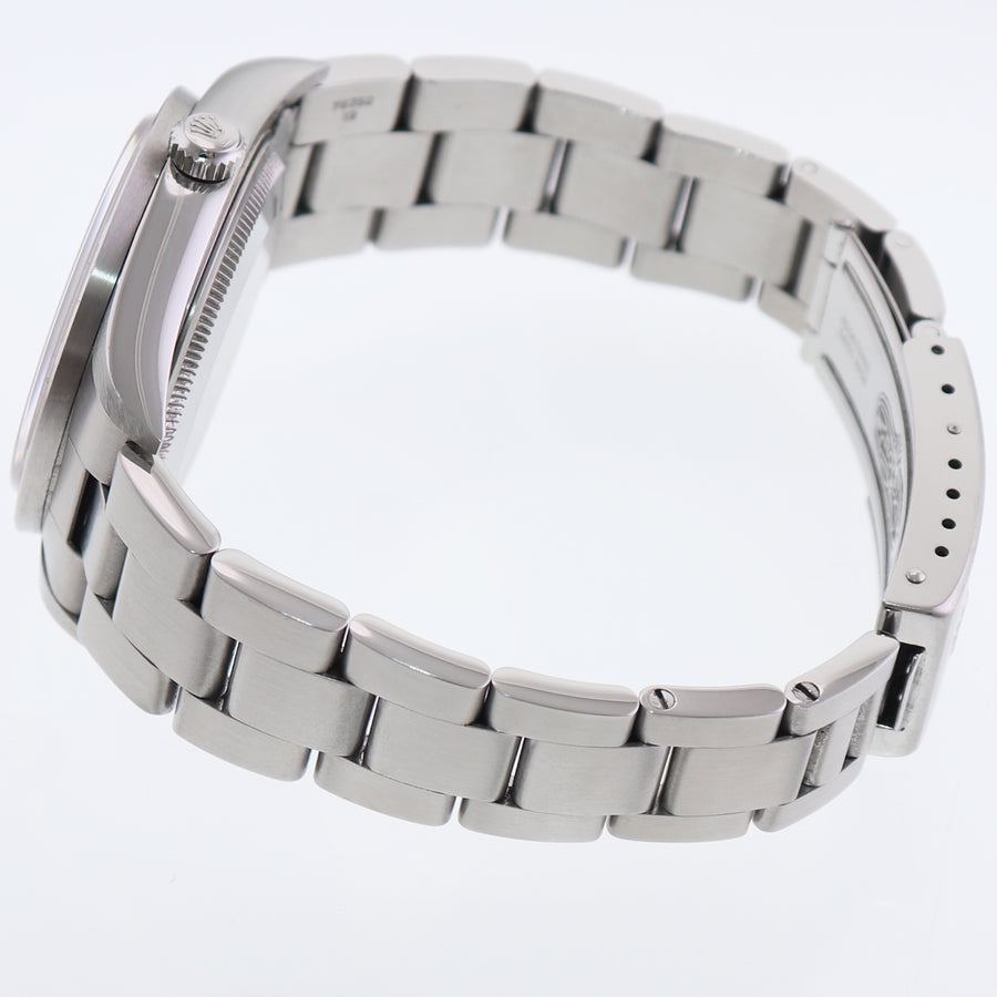 2005 MINT Rolex Air-King 14010 Silver Stick Dial 34mm Steel Watch Box