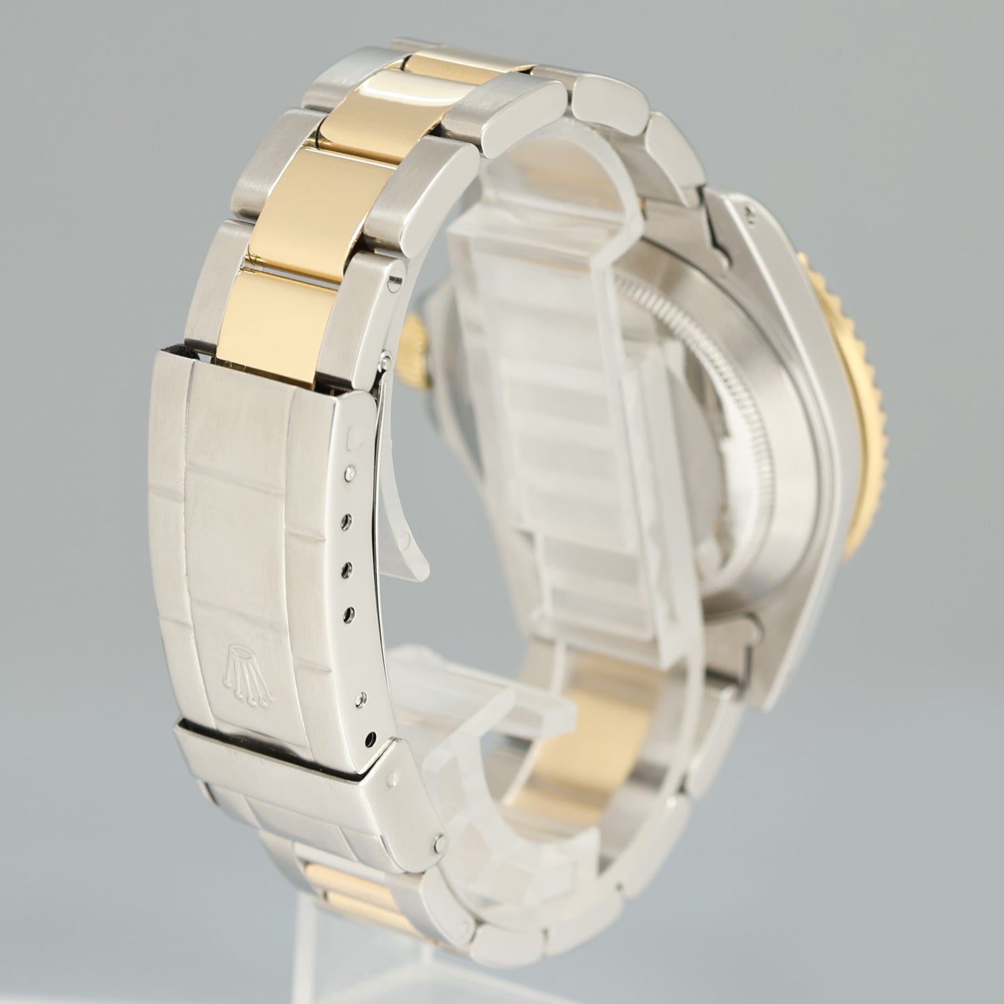 Rolex Submariner 16613LB Yellow Gold Steel Two Tone Yellow Gold Sunburst Blue Watch