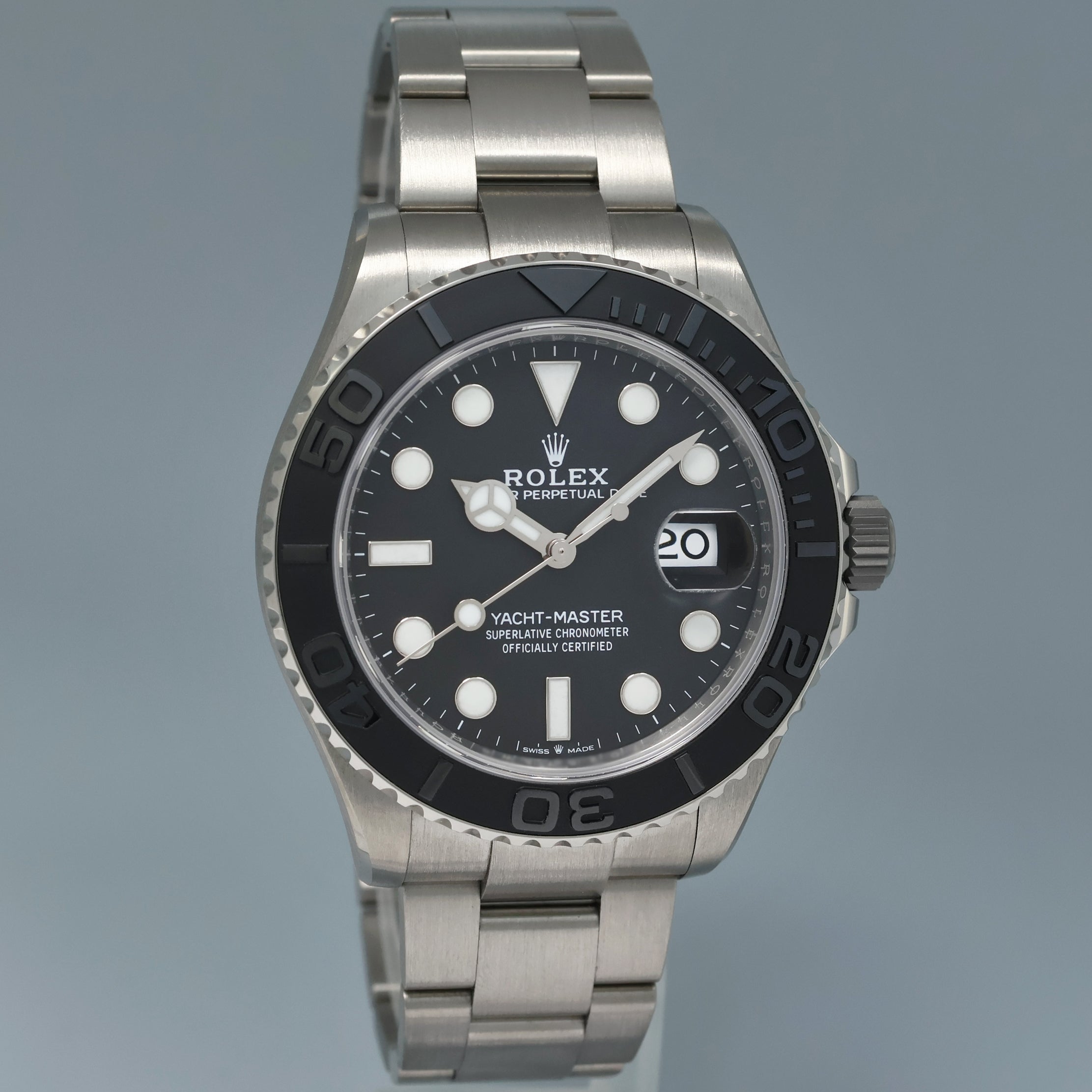 2025 NEW PAPERS Rolex Yacht Master 226627 42mm Titanium Grey Dial