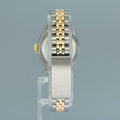 PAPERS Diamond Ladies Rolex DateJust 26mm 69173 Two Tone 18k Gold Steel Silver Watch