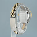 PAPERS Diamond Ladies Rolex DateJust 26mm 69173 Two Tone 18k Gold Steel Silver Watch