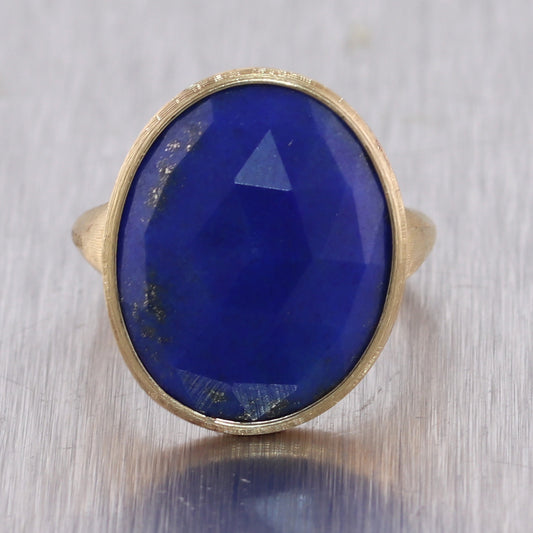 Marco Bicego 18k Yellow Gold Lunaria Lapis Lazuli Ring