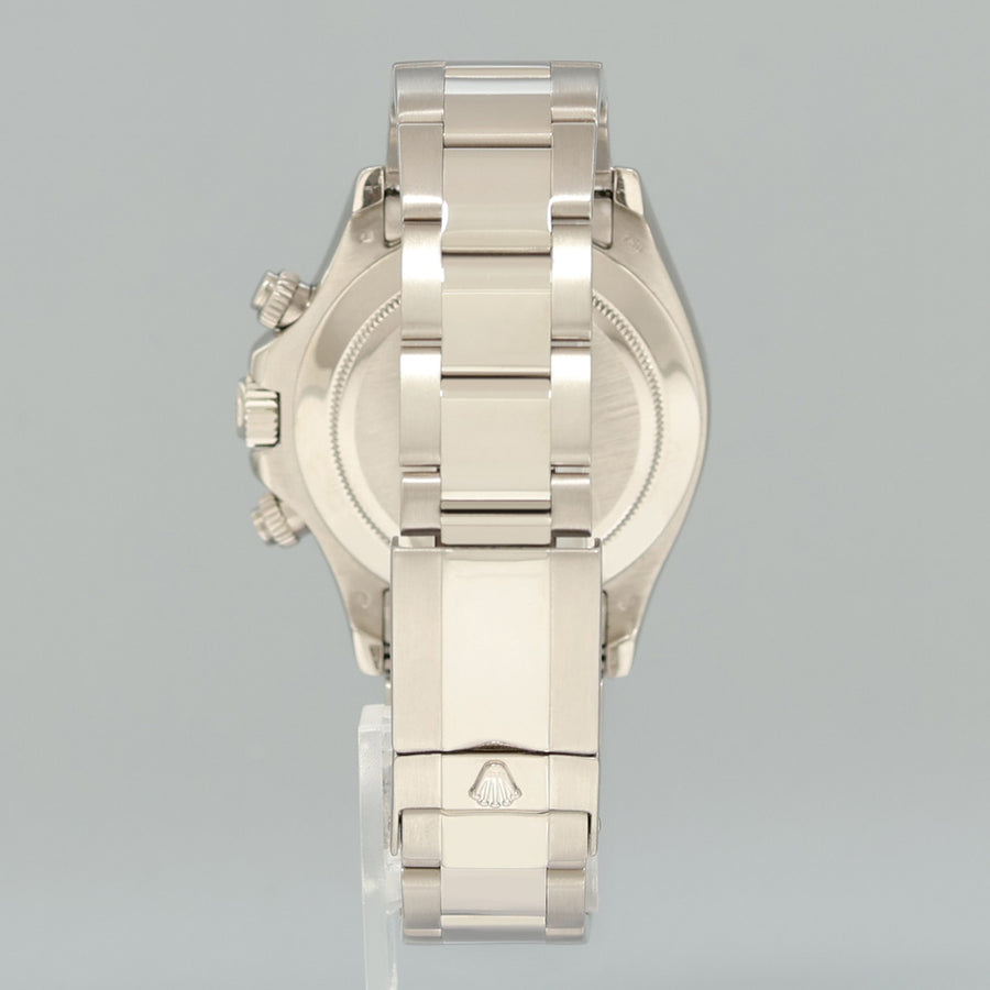 2007 MINT PAPERS Rolex Daytona Black Racing Dial 116509 White Gold 40mm Watch Box