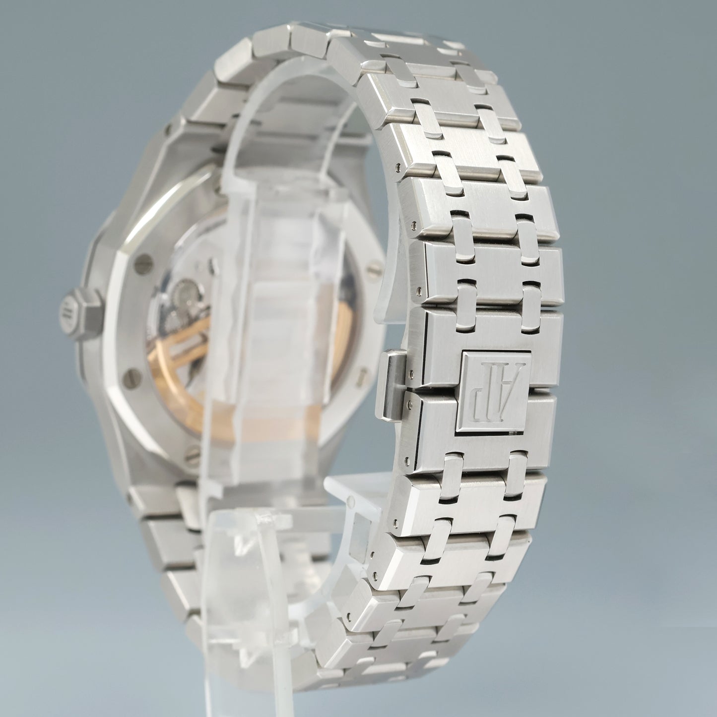 MINT Papers Audemars Piguet Royal Oak 41mm Steel 15500ST White Stick Watch Box