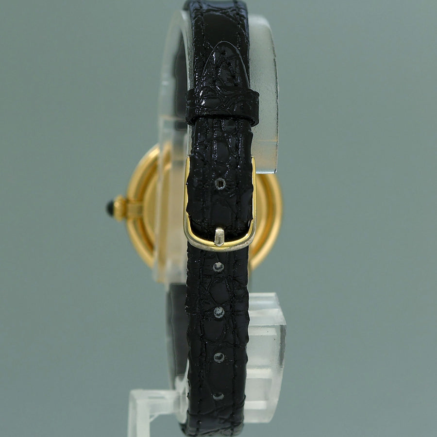 Ladies Vintage Cartier Ellipse 6708 18K Yellow Gold 26mm Watch