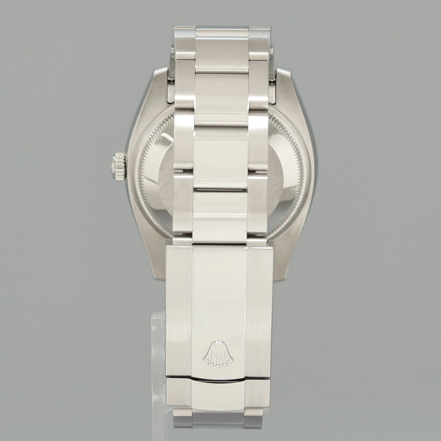 MINT Rolex Oyster 115200 Blue Stick Oyster Perpetual Date 34mm Watch Box