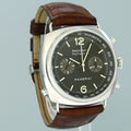 PAPERS Mint Panerai PAM 214 Radiomir Rattrapante Chronograph Steel Black Dial 45mm PAM00214 Box