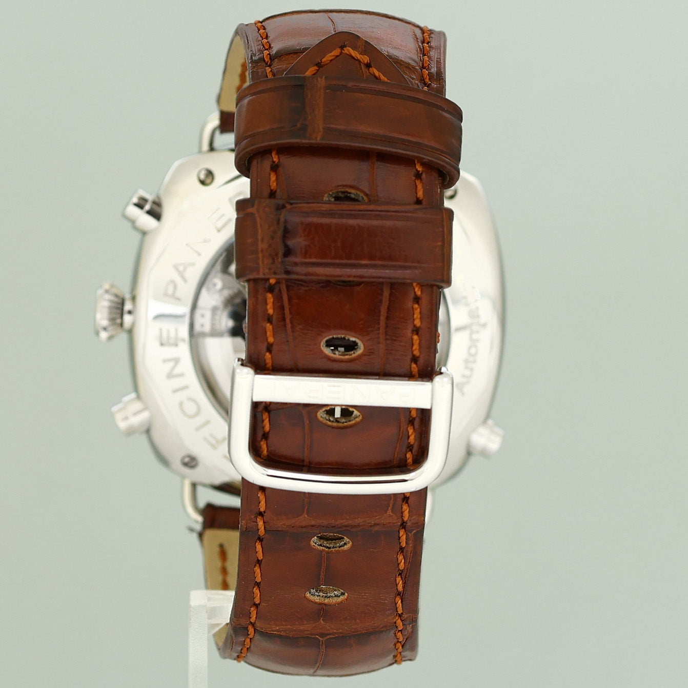 PAPERS Mint Panerai PAM 214 Radiomir Rattrapante Chronograph Steel Black Dial 45mm PAM00214 Box