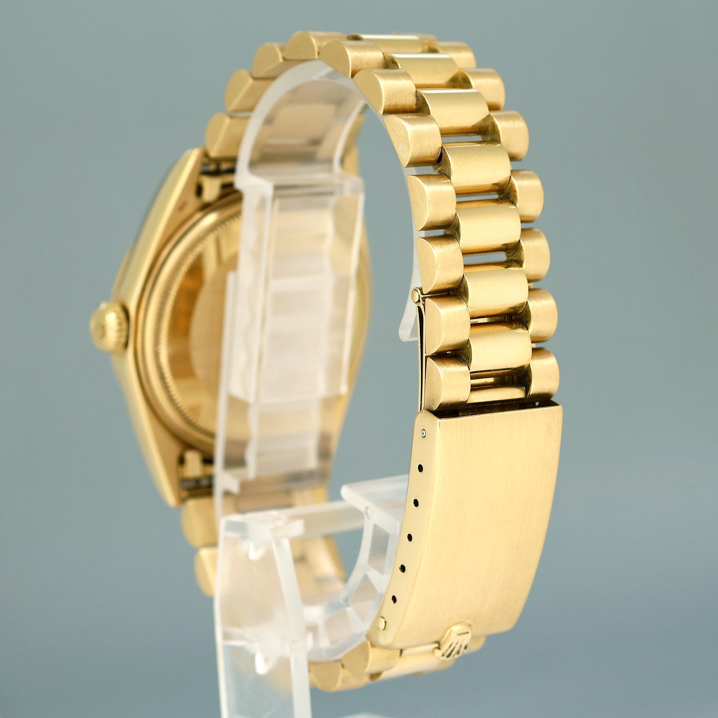 Rolex President Day Date 1803 White Roman Dial Yellow Gold 36mm Watch Box