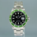 PAPERS MINT Rolex Kermit Green Anniversary 40mm Submariner 16610LV Watch Box