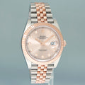 2025 NEW PAPERS Rolex DateJust 41 126331 Diamond Jubilee Rose Gold Two-Tone Watch
