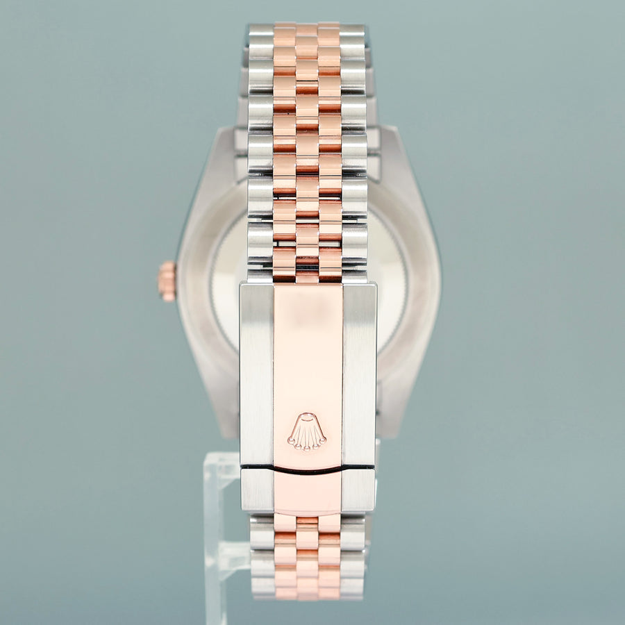 2025 NEW PAPERS Rolex DateJust 41 126331 Diamond Jubilee Rose Gold Two-Tone Watch